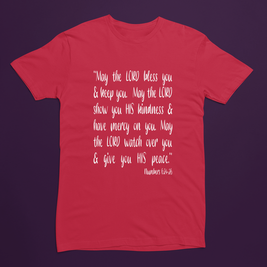 NUMBERS 6:24-26 (Bless You) | Bella+Canvas Unisex T-shirt