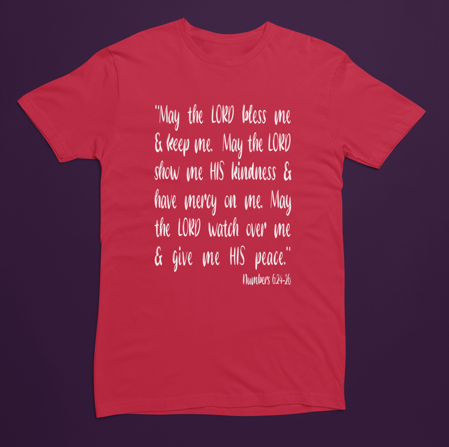 NUMBERS 6:24-26 (Bless Me) | Bella+Canvas Unisex T-shirt