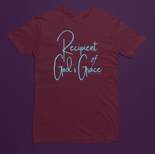 RECIPIENT OF GOD'S GRACE | Bella+Canvas 3001 Unisex T-shirt