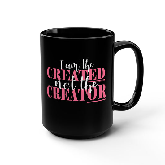 CREATED | 15oz Black Coffee Mug