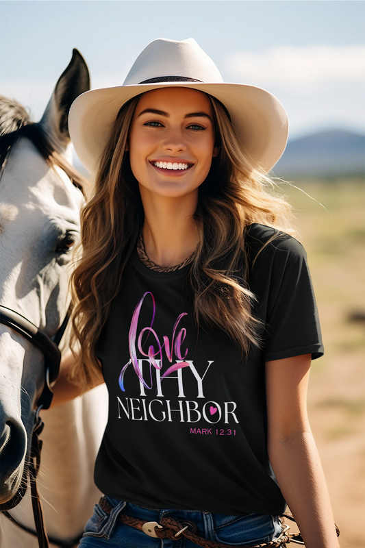 LOVE THY NEIGHBOR | Bella+Canvas Unisex T-shirt