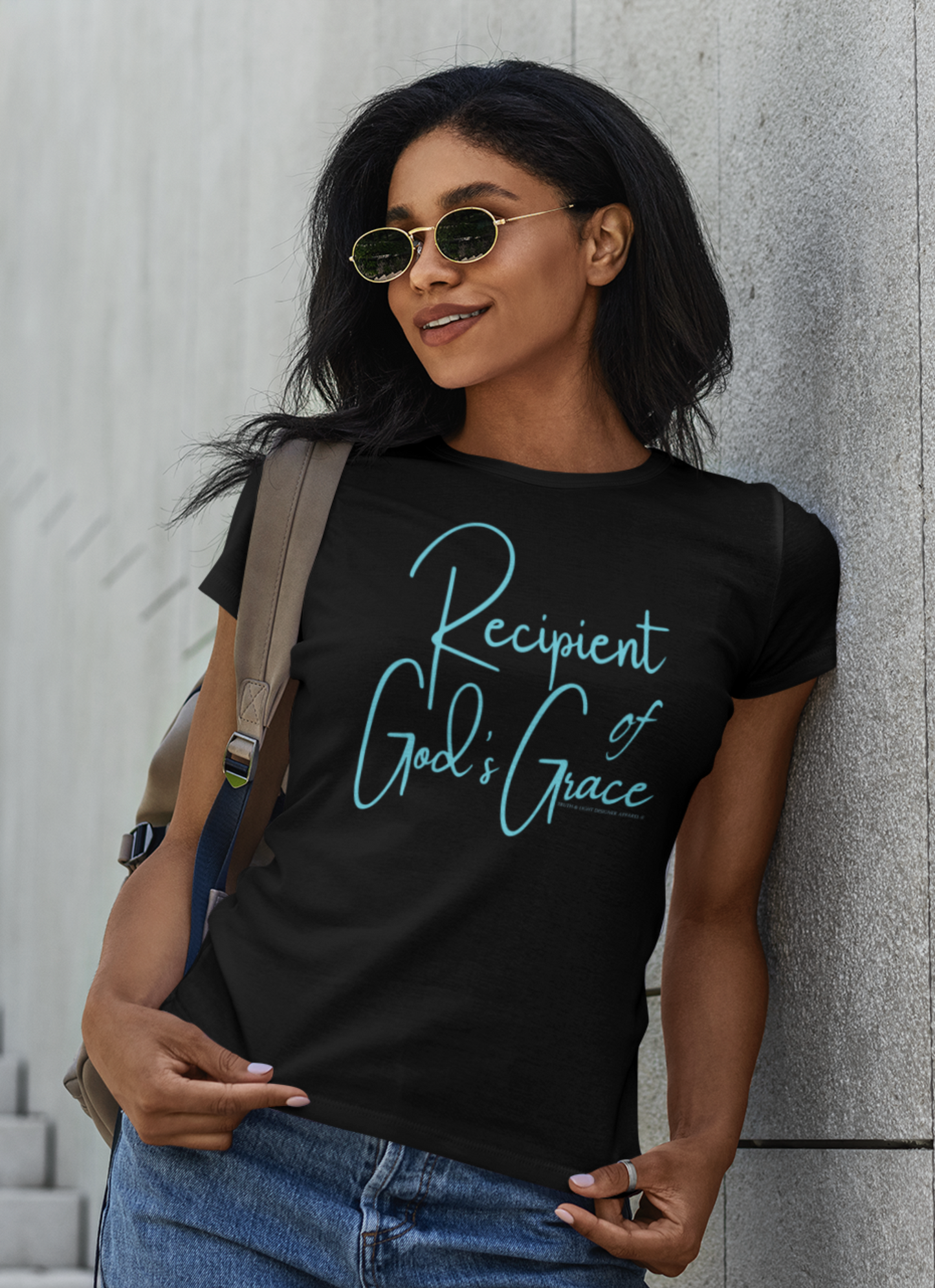 RECIPIENT OF GOD'S GRACE | Bella+Canvas 3001 Unisex T-shirt