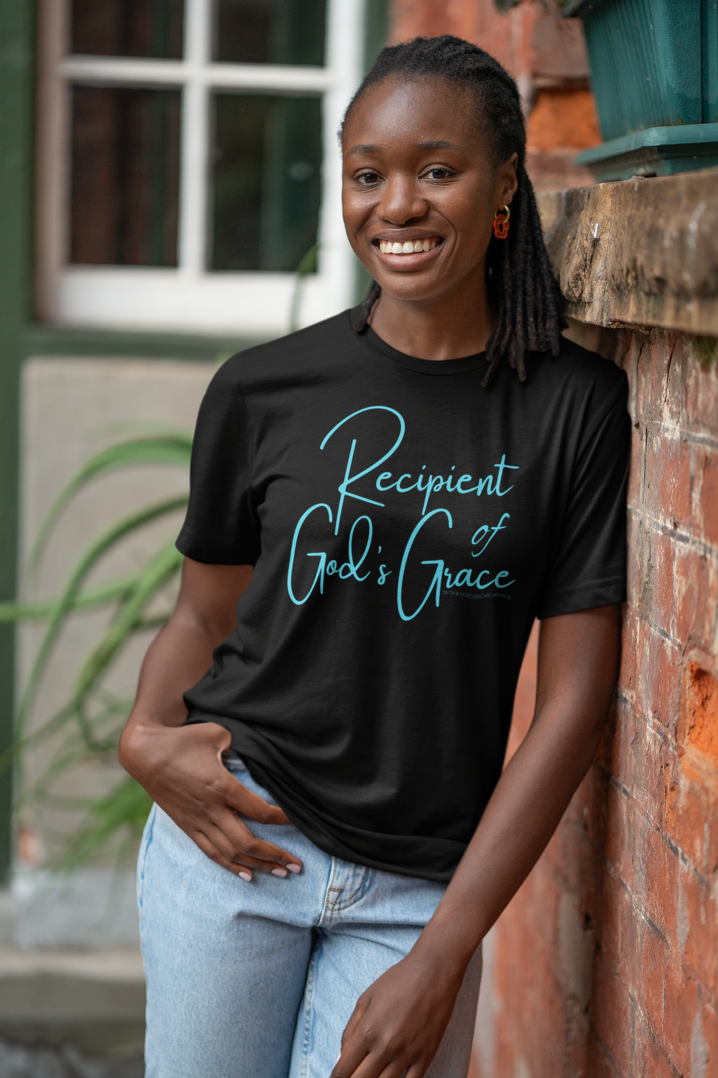 RECIPIENT OF GOD'S GRACE | Bella+Canvas 3001 Unisex T-shirt