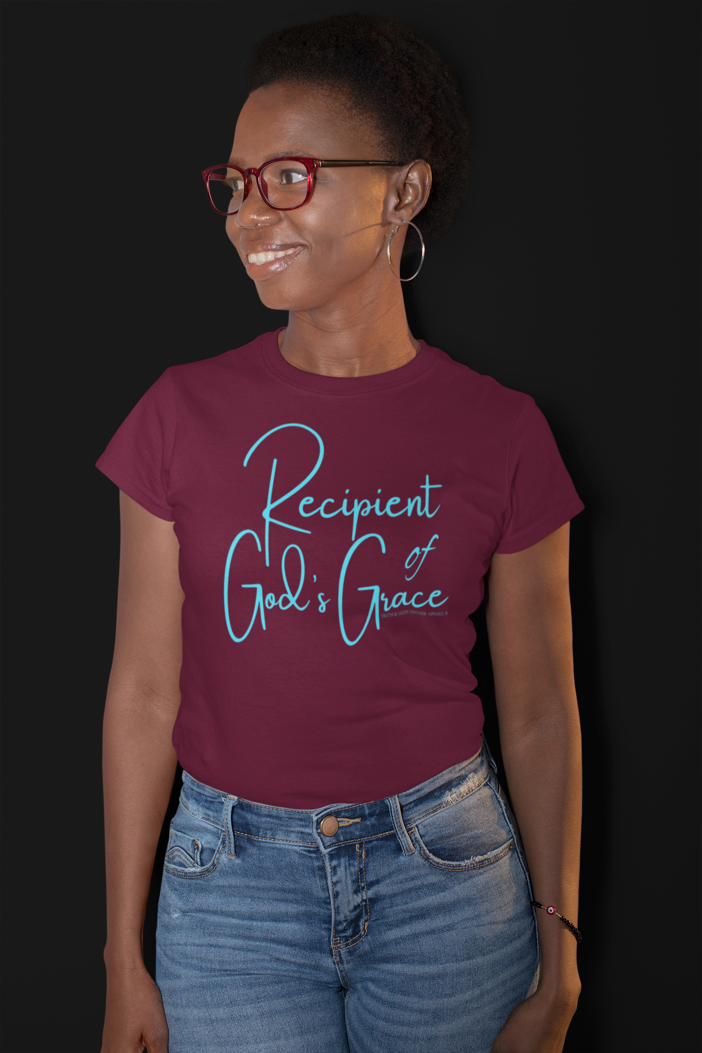 RECIPIENT OF GOD'S GRACE | Bella+Canvas 3001 Unisex T-shirt