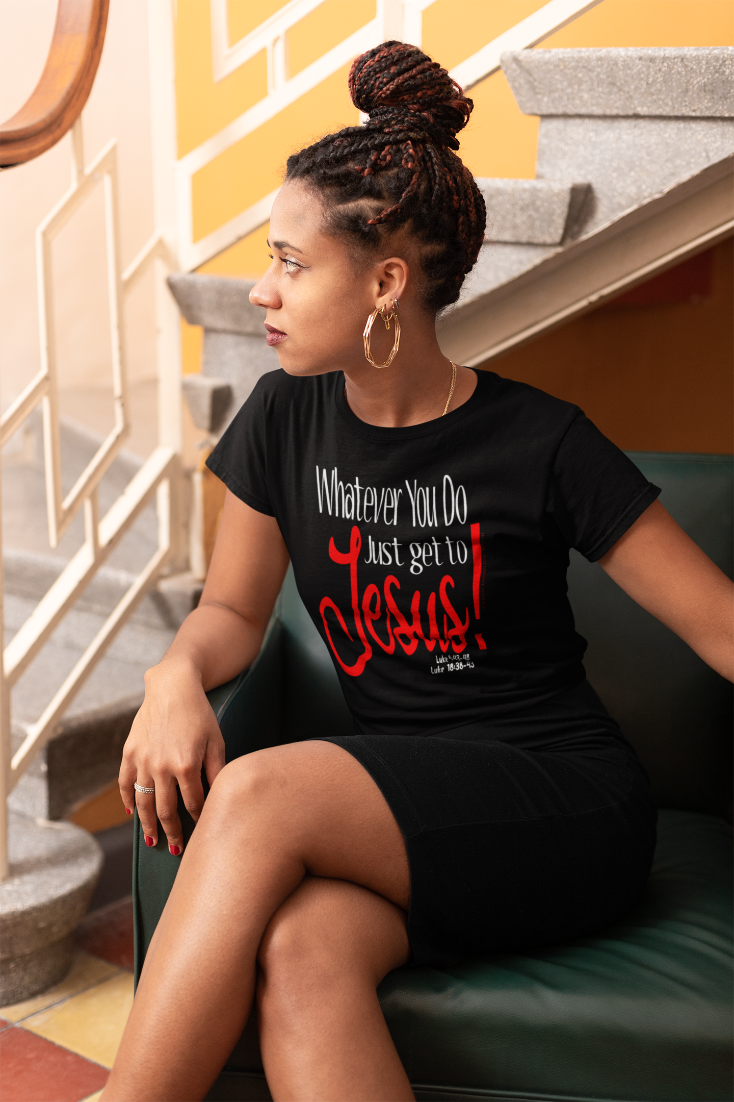 JUST GET TO JESUS! | Bella+Canvas Unisex T-shirt