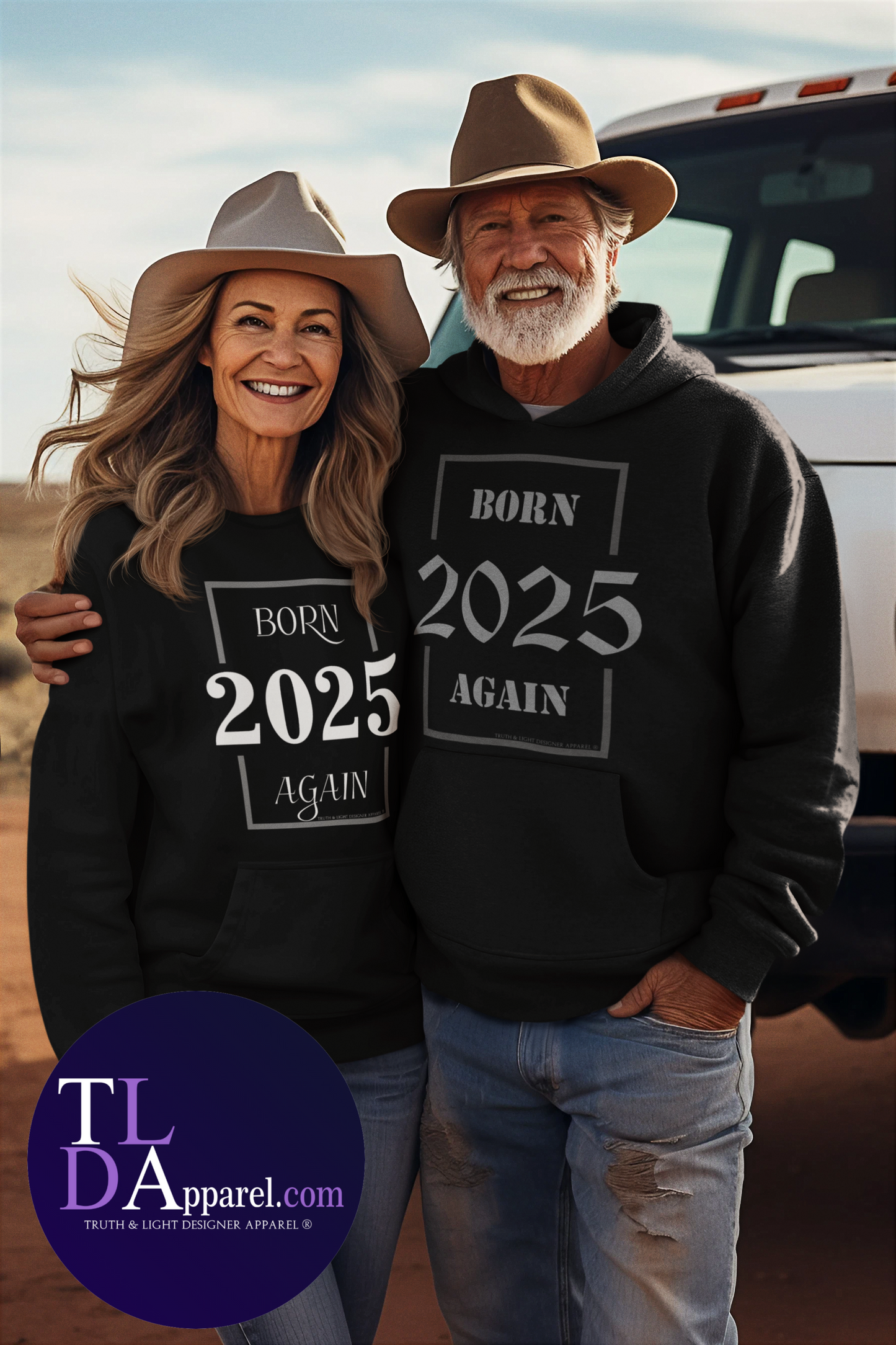 BORN AGAIN | GILDAN UNISEX HOODIE