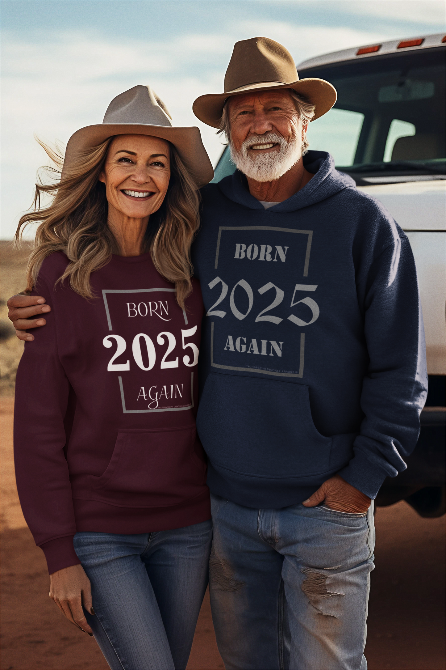 BORN AGAIN | GILDAN UNISEX HOODIE